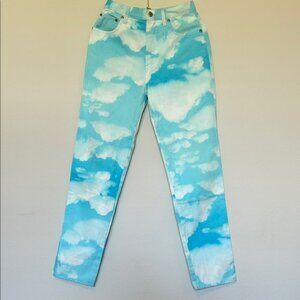 Vintage Moschino Cloud Print Jeans